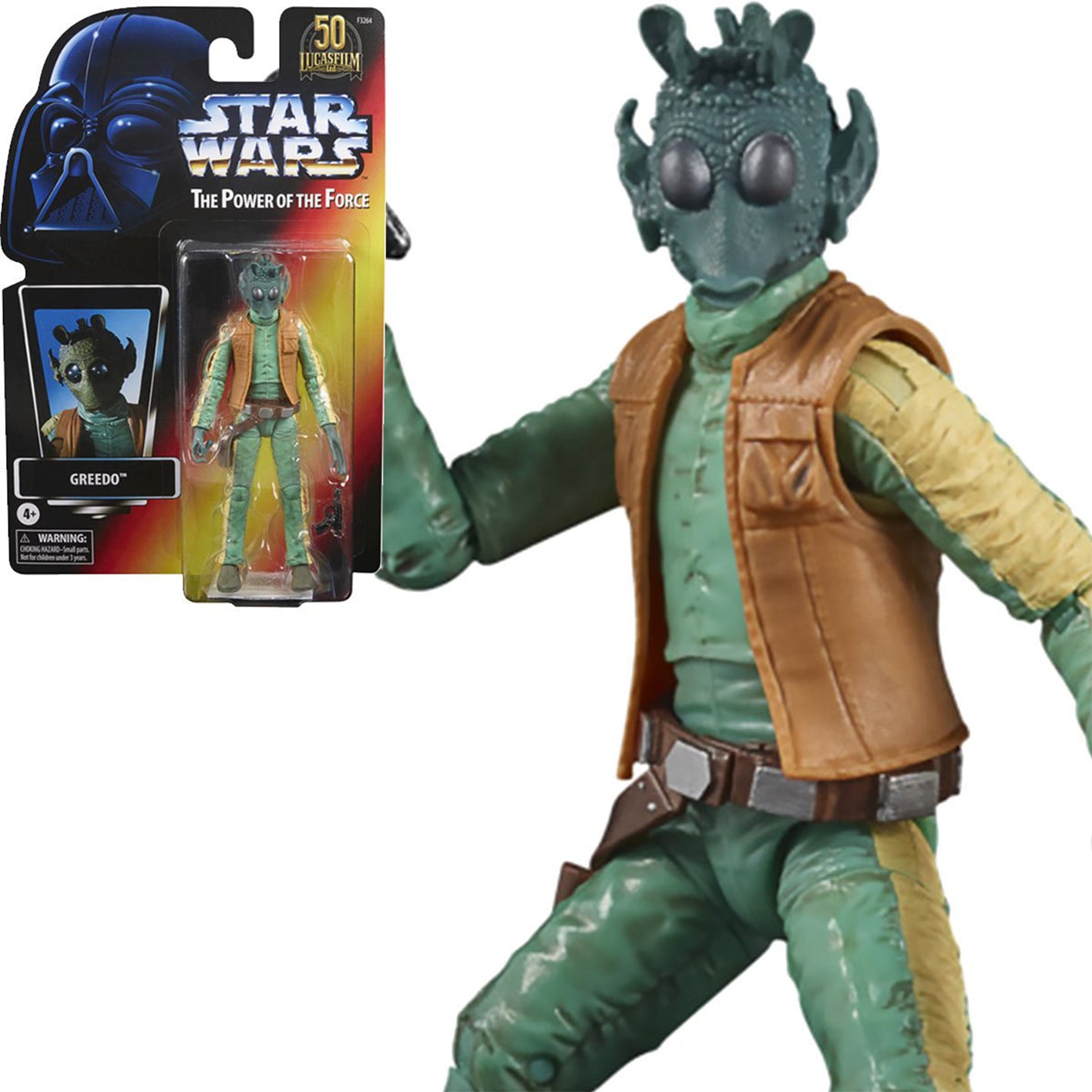 Greedo (The Power of the Force Edition), Star Wars: The Black Series, 6 pulgadas