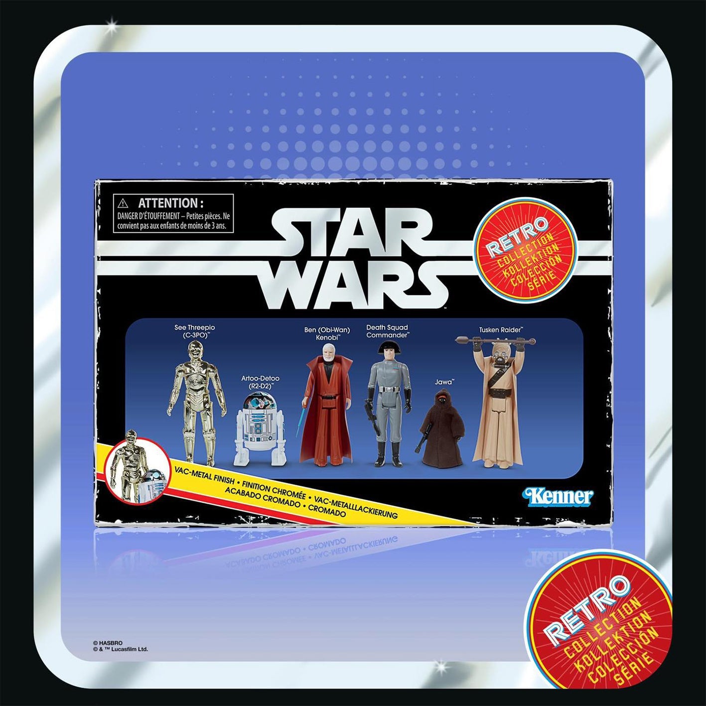 Set 2 Retro Collection 6-pack, Star Wars Retro Collection
