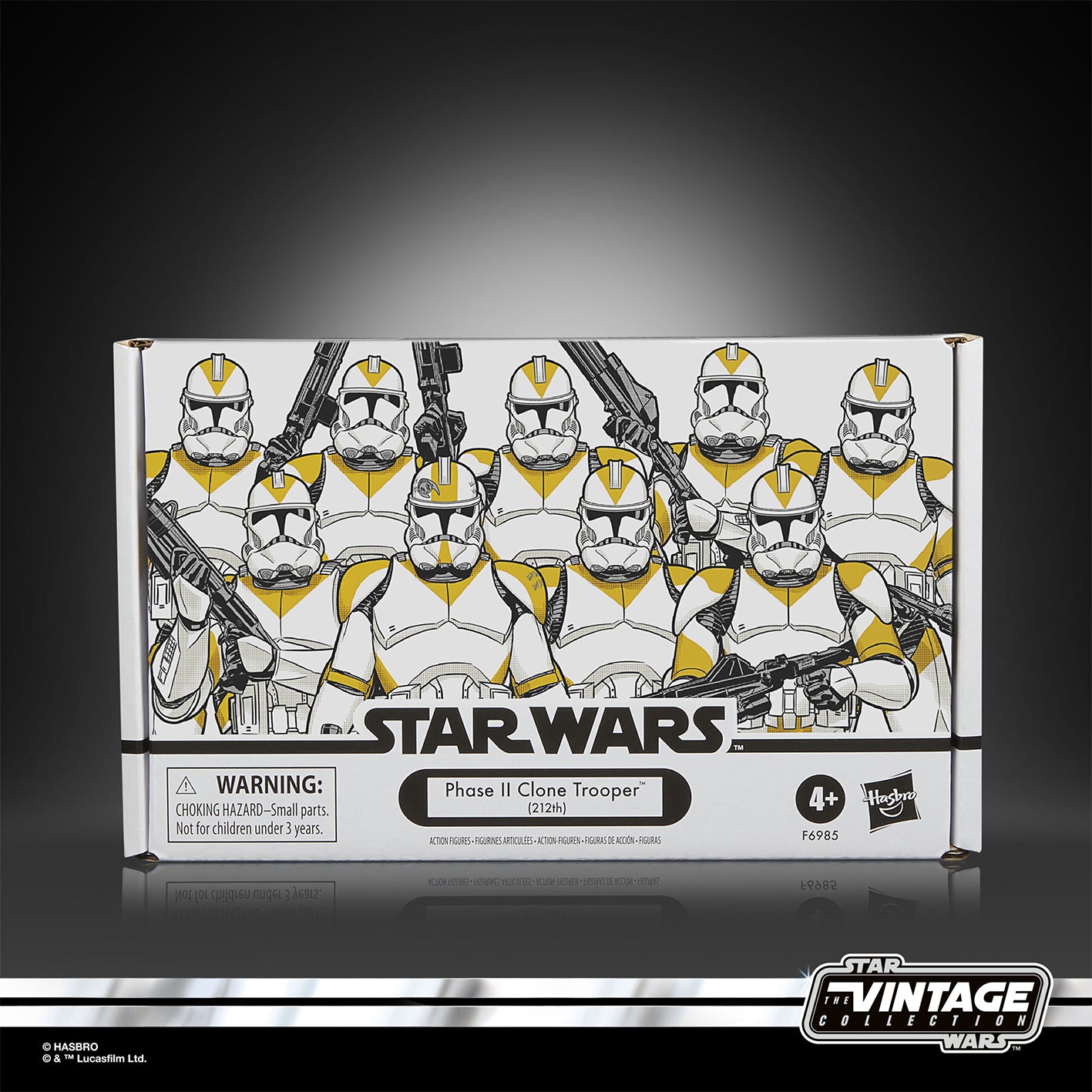 PREVENTA - Phase II Clone Troopers (212th) 4-pack Star Wars The Vintage Collection, Precio Final $1599